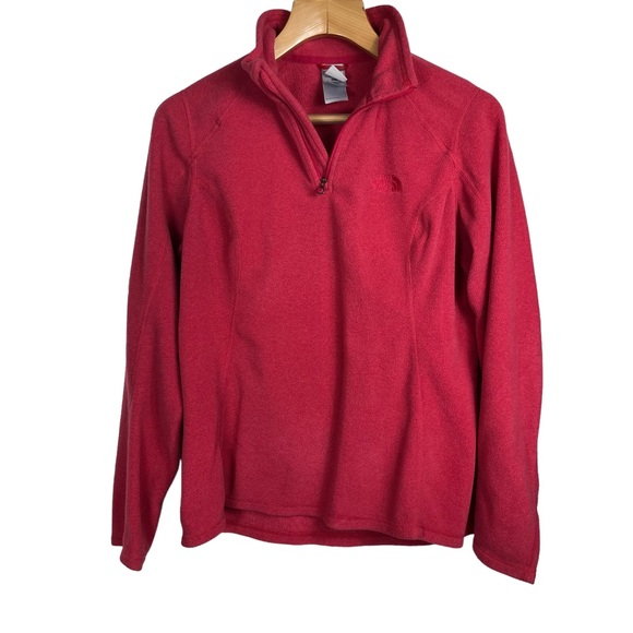 The North Face Jackets & Blazers - The North Face Pink Partial Zip Up Outdoor Sports Pullover | Size: Medium